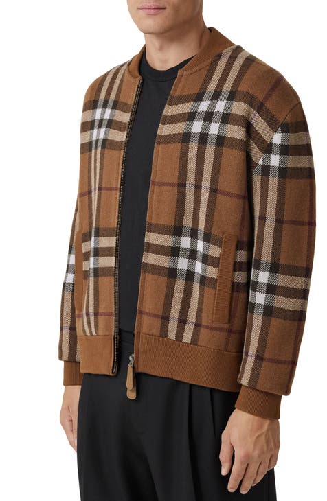 Men's Burberry Leather & Faux Leather Jackets | Nordstrom