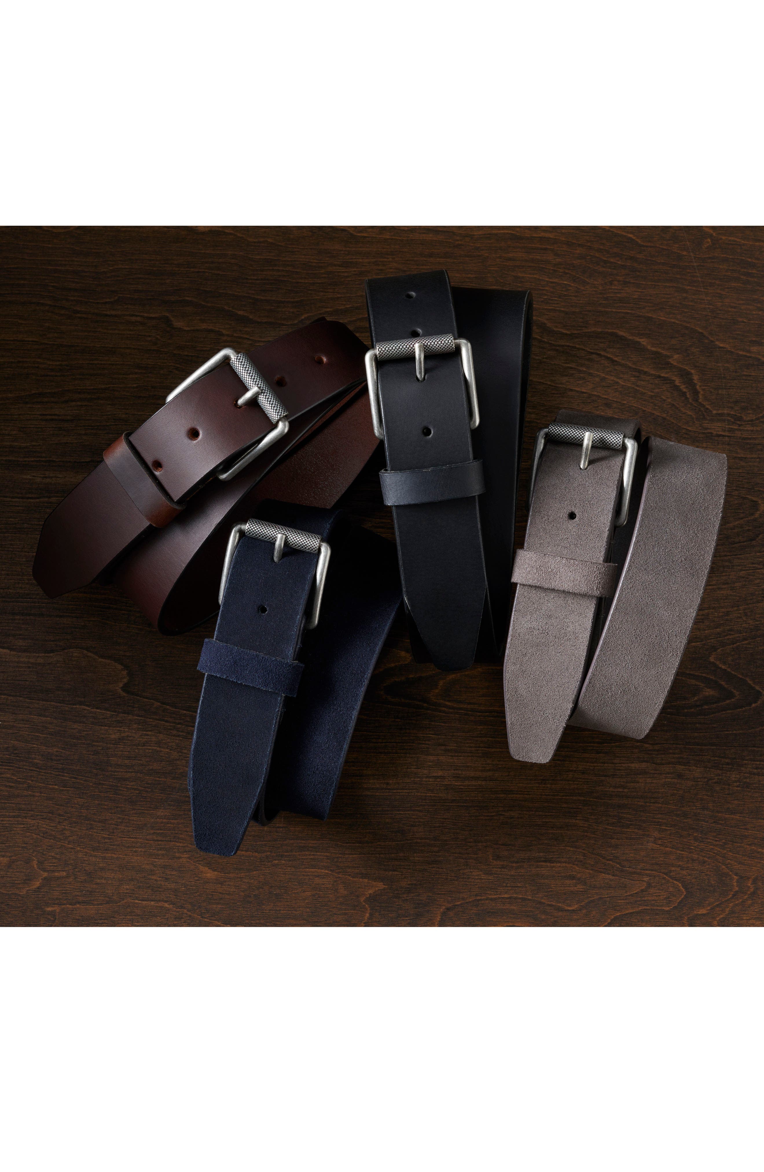 1901 suede belt