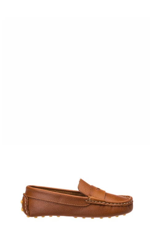 Shop Elephantito Kids' Lakke Driving Loafer In Tan