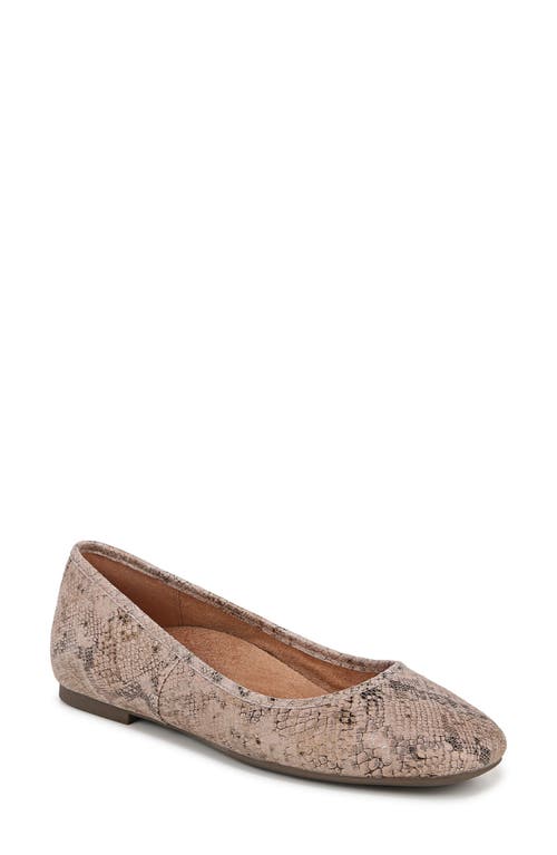 Shop Vionic Orinda Square Toe Flat In Rose