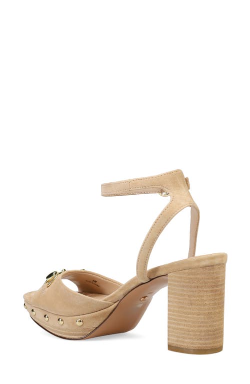 Pelle Moda Anara Platform Sandal In Latte
