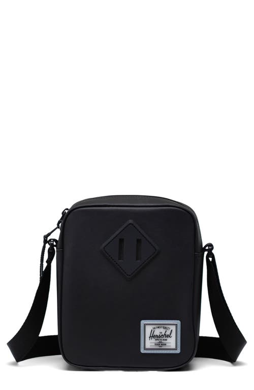 Herschel Supply Co. Heritage Recycled Polyester Crossbody Bag in Black at Nordstrom