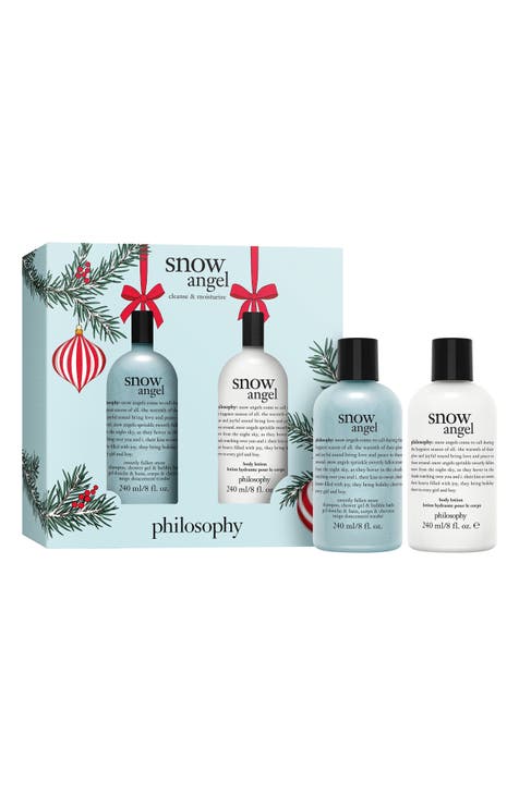 snow angel shower gel & lotion set of two