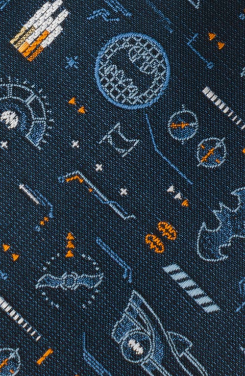 Cufflinks, Inc Batman Batmobile Silk Blend Tie In Navy/black