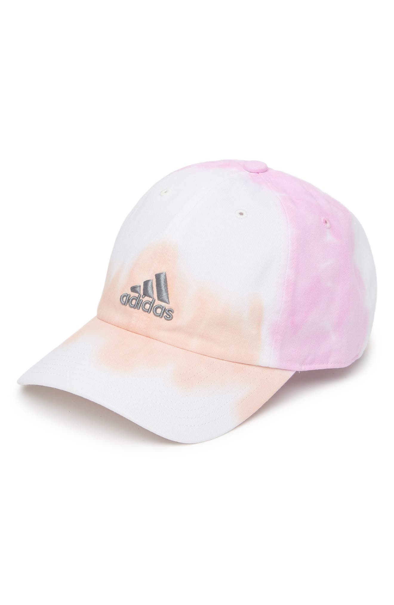 Adidas Originals Relaxed Washed Baseball Cap In Light Pink
