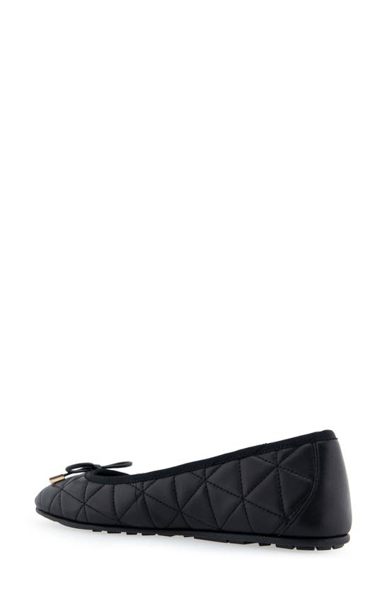 Shop Aerosoles Pia Ballet Flat In Black Quilted