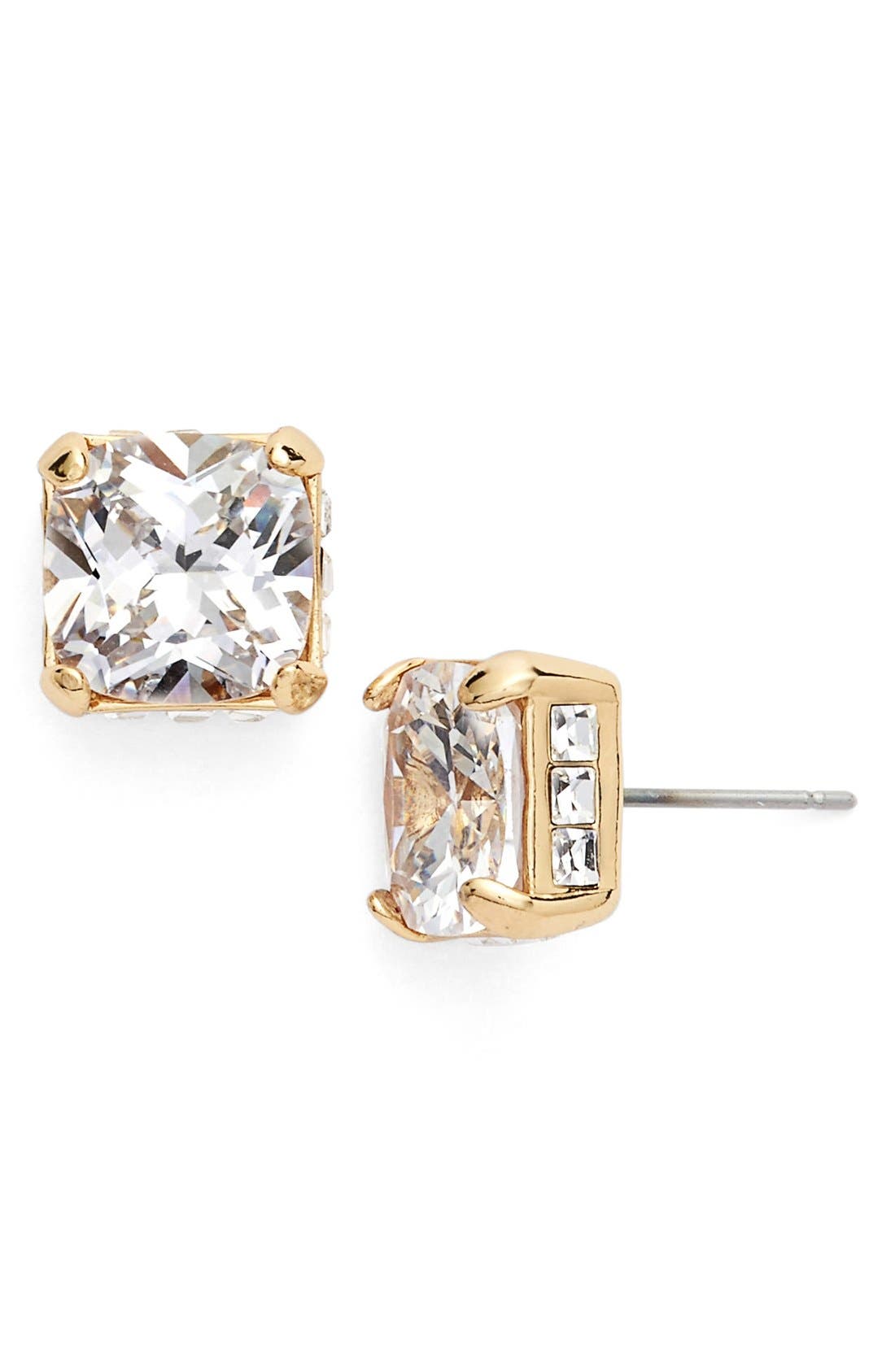 Lauren Ralph Lauren 'Glam Slam' Square Crystal Stud Earrings Nordstrom