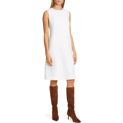 Lafayette 148 New York Polly Wool Sheath Dress, White