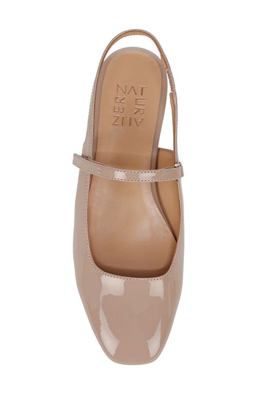 Shop Naturalizer Connie Slingback Mary Jane Flat In Warm Taupe Tan