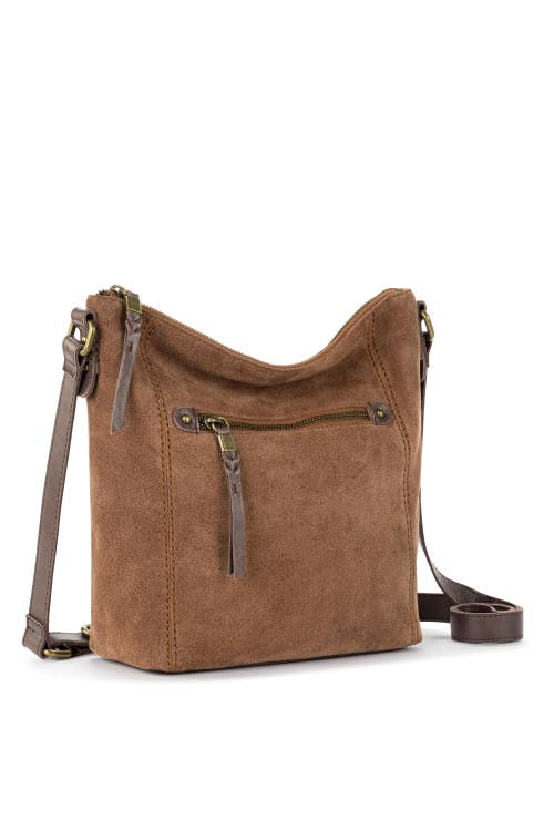 Shop The Sak Ashland Leather Crossbody In Tobacco Suede