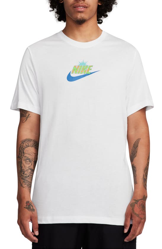 Shop Nike Sportswear Graphic T-shirt In White