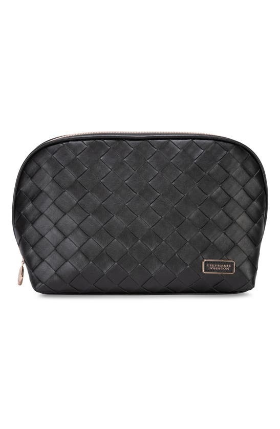 Shop Stephanie Johnson Belize Raven Lola Makeup Bag In Black