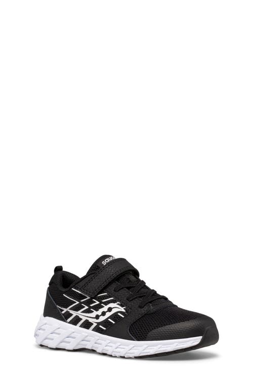Saucony Kids' Wind A/C 2.0 Sneaker Black/White at Nordstrom, M