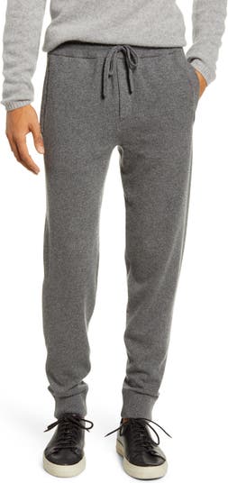 Topshop brushed ribbed sweatpants in gray heather
