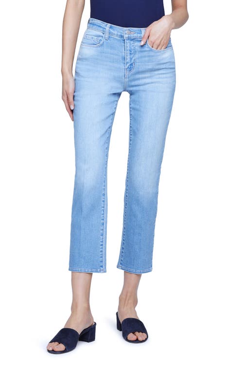 L'AGENCE Alexia High Waist Ankle Straight Leg Jeans in Melrose