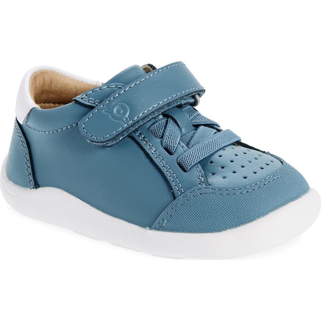 Old Soles Kids' Tread Sneaker In Indigo/snow/white Sole