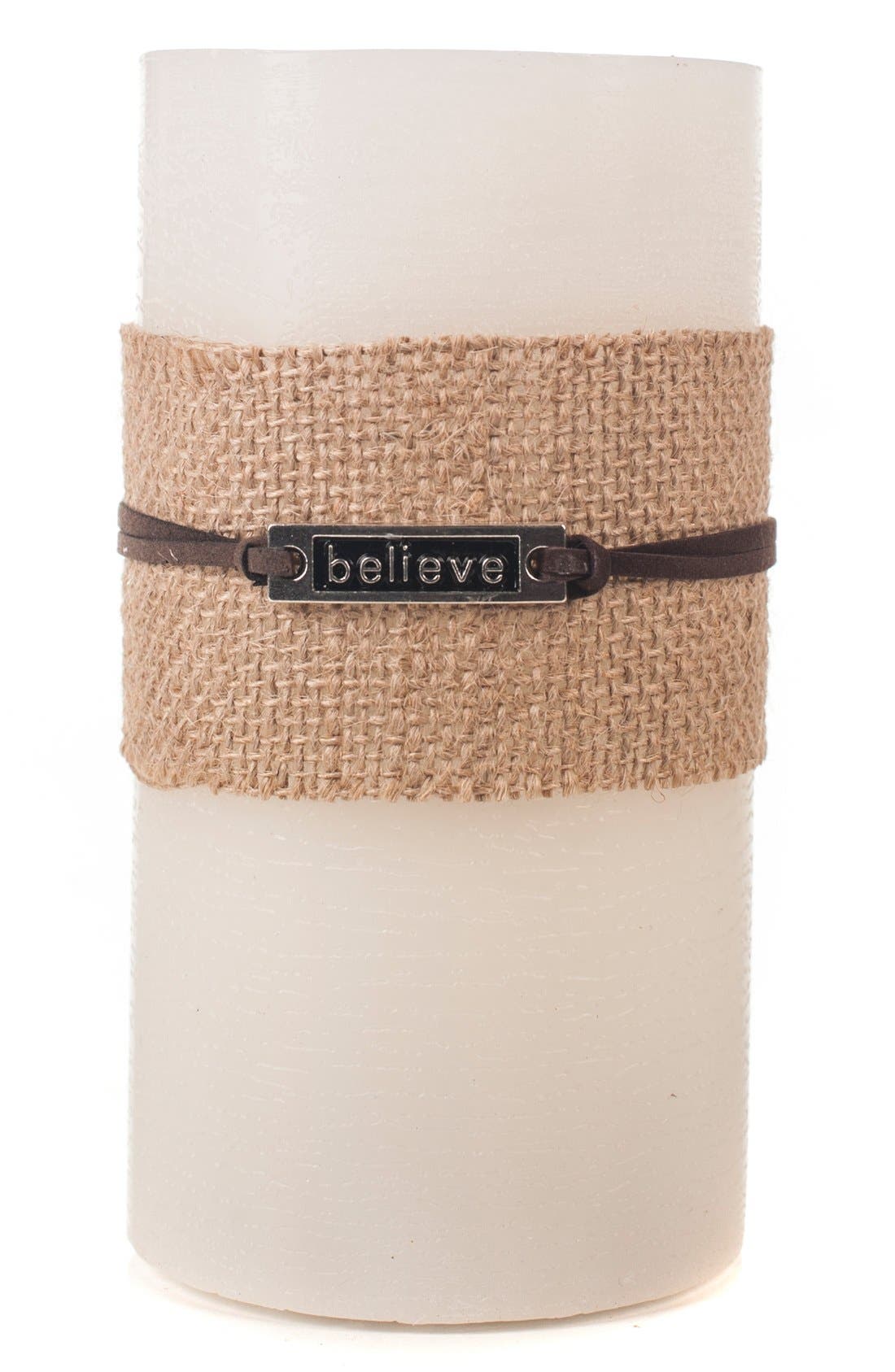 Amazing Flameless Candle 'Believe' Flameless Candle Nordstrom