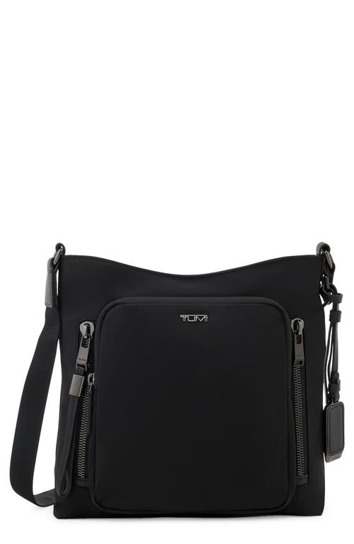 Tyler Crossbody Bag in Black/Gunmetal