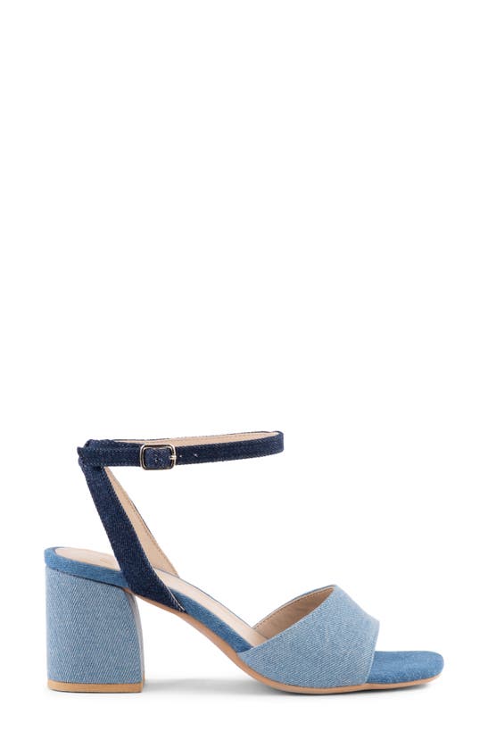 Shop Seychelles Simple Pleasures Ankle Strap Sandal In Indigo