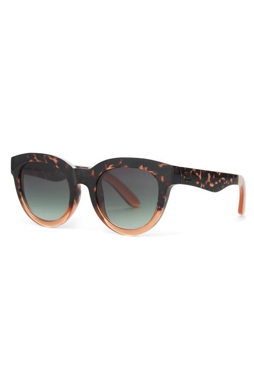 Toms Florentin 52mm Cat Eye Sunglasses In Tortoise Apricot Crystal Fade
