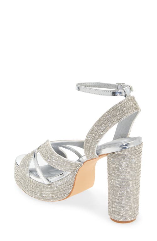 Shop Azalea Wang Kinslee Platform Sandal In Silver