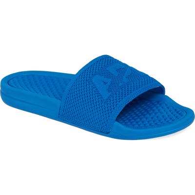Apl Big Logo Techloom Knit Sport Slide, Blue