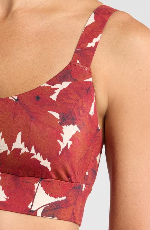Kilo Brava Lounge Bralette In Fallen Leaves