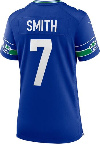 Nike Women's Nike Geno Smith Royal Seattle Seahawks Player Jersey