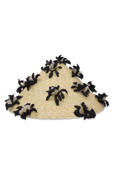 Gigi Burris Ete Woven Straw Large Brim Hat