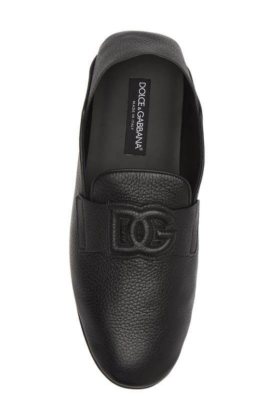 Shop Dolce & Gabbana Dg Driving Shoe In Nero