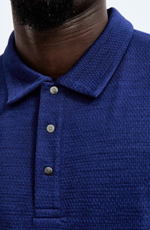 Shop Reigning Champ Solotex® Mesh Tiebreak Performance Polo In Admiral Blue