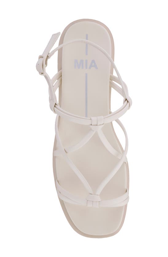 Shop Mia Daphine Slingback Sandal In Bone