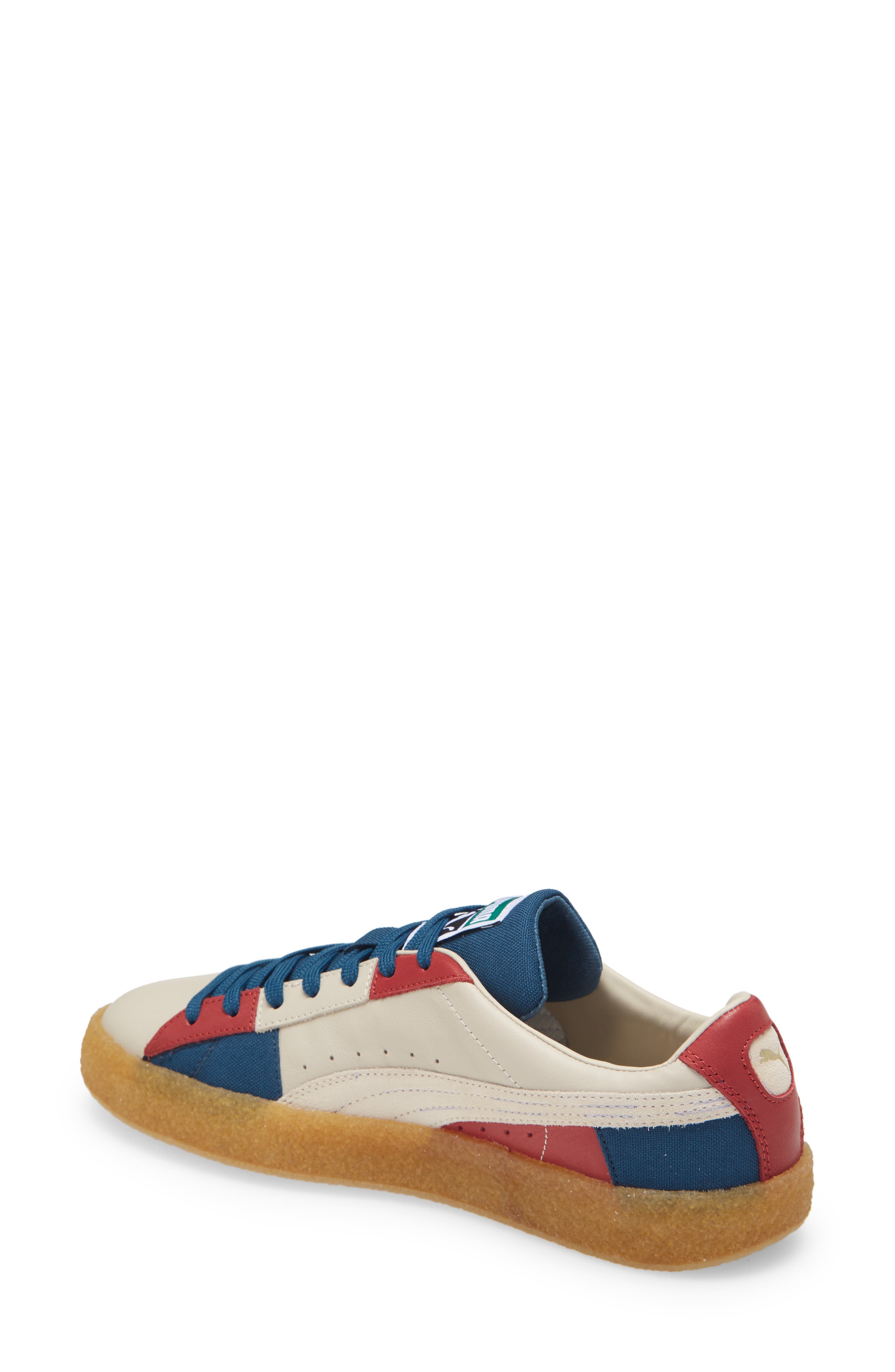 puma suede blue quilt