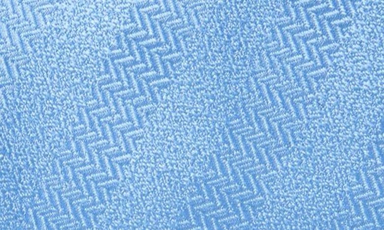 Tommy Hilfiger Herringbone Solid Stripe Tie In Blue
