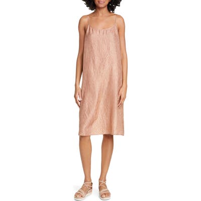 Eileen Fisher Silk Slipdress, Beige
