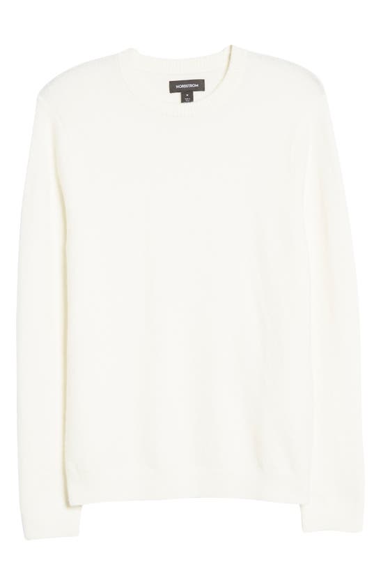 Nordstrom Crewneck Sweater In Ivory Egret