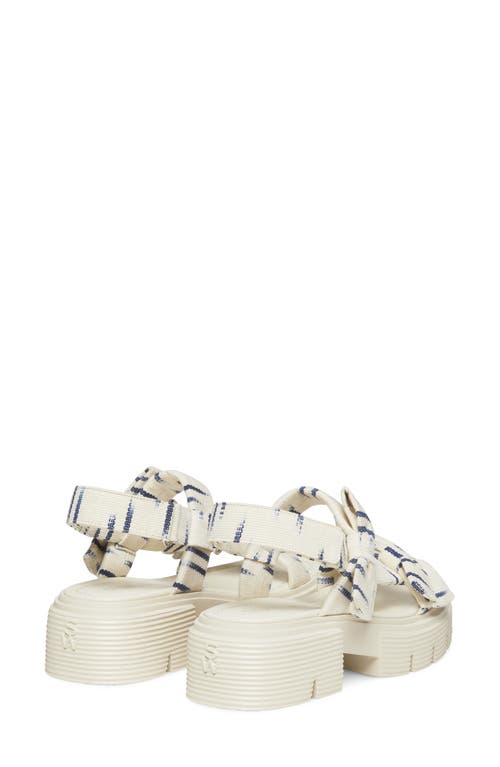 Shop Stuart Weitzman Sofia Nolita Lug Sole Sandal In Natural/indigo