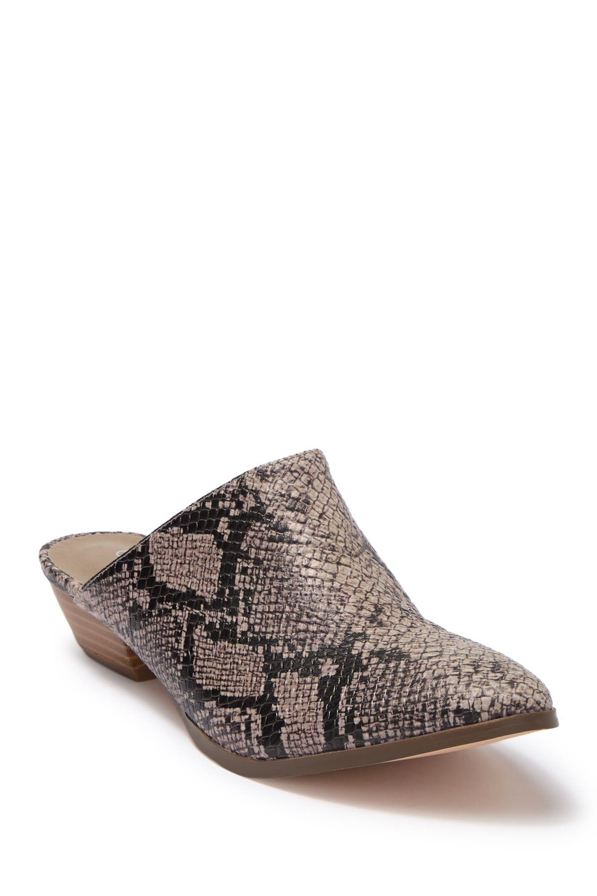 matisse snakeskin mules