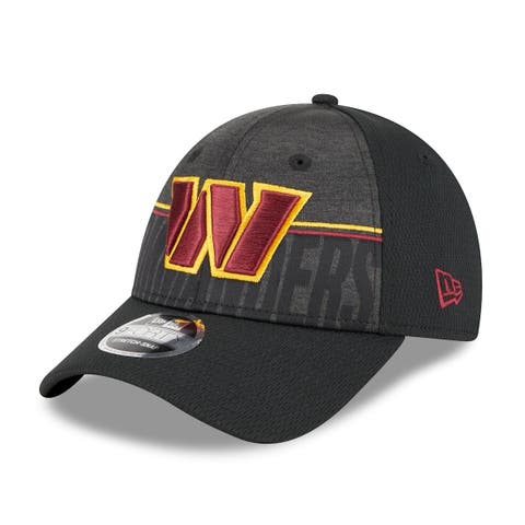 Washington Commanders New Era Striped A-Frame 9FIFTY Trucker Snapback Hat -  White/Burgundy