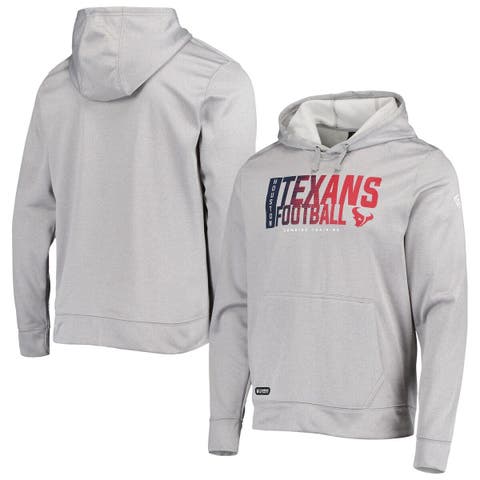 Men's New Era Heathered Gray Houston Texans Heathered Gray Combine Team  Slogan Lockup T-Shirt