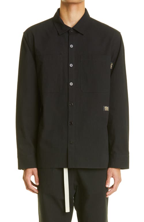 Advisory Board Crystals Abc. 123. Studio Button-Up Work Shirt in Anthracite