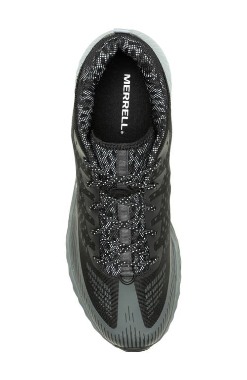 Shop Merrell Agility Peak 5 Running Shoe In Black/granite