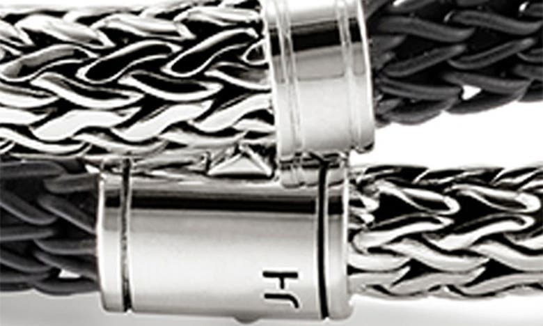John Hardy Medium Chain Bracelet In Silver/black