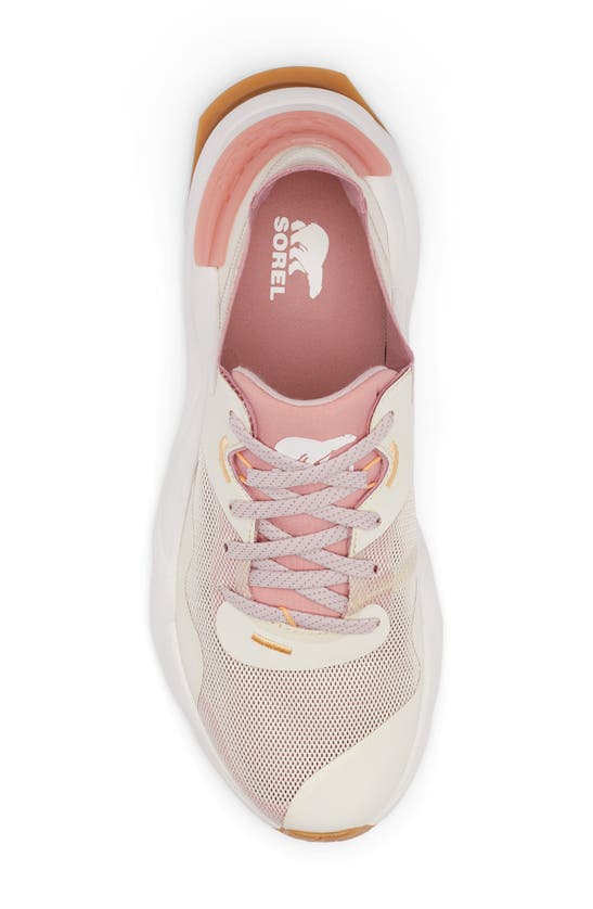Sorel Kinetic Rnegd Float Sneaker In Chalk Eraser Pink