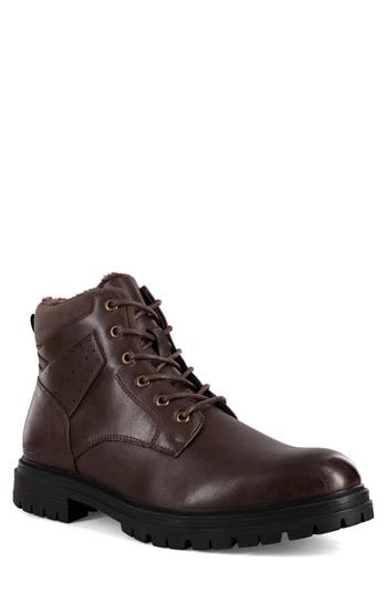 Aquatherm By Santana Canada Fundy Faux Fur Lined Waterproof Boot In Dark Brown