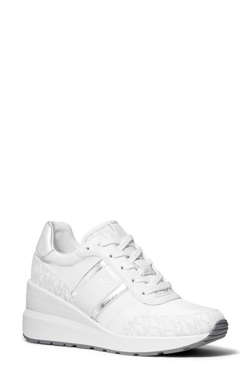 UPC 196108562745 product image for MICHAEL Michael Kors Mabel Trainer Sneaker in Bright White at Nordstrom, Size 8 | upcitemdb.com