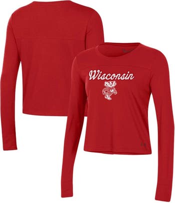 Women's Fanatics Branded Black Louisville Cardinals Basic Arch Long Sleeve V-Neck T-Shirt Size: Medium