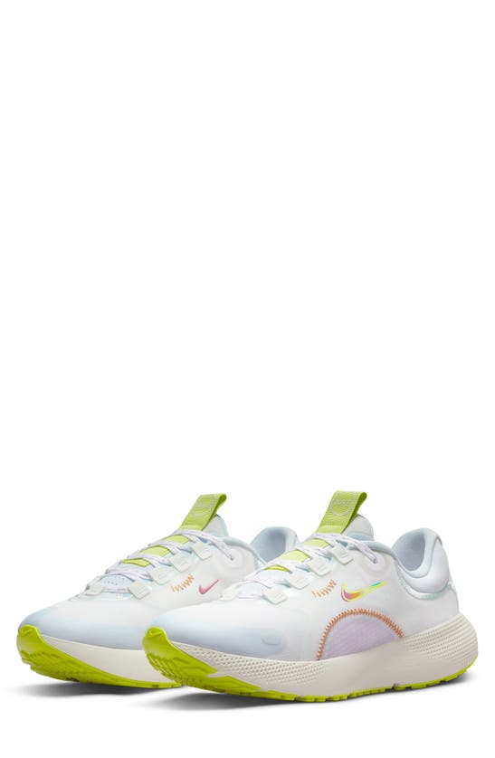 Nike React Escape Run Running Shoe In Summit White/ Multi-color