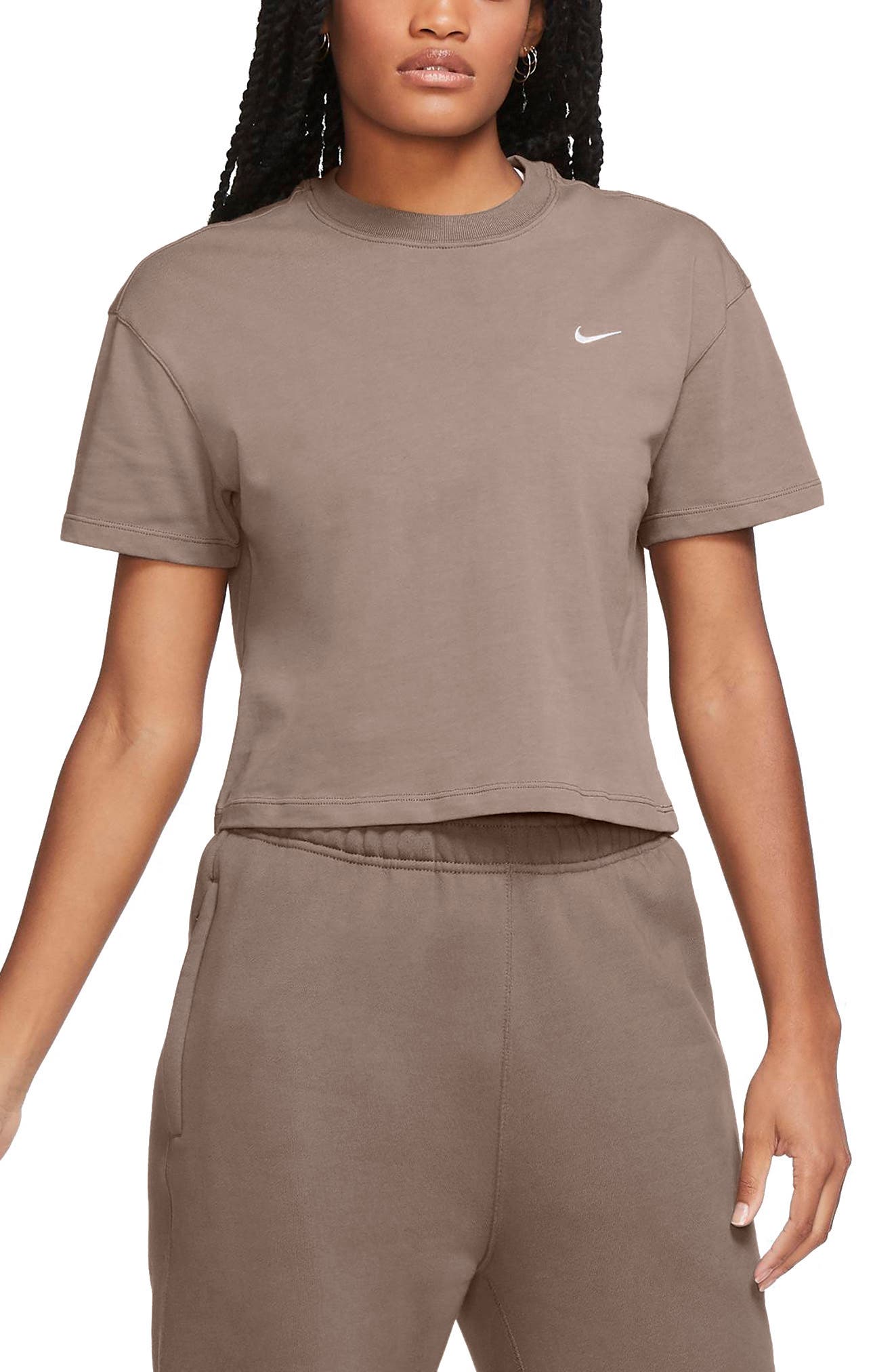 nikelab t shirt olive grey