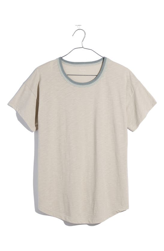 Madewell Sorrel Whisper Ringer T-shirt In Sunfaded Sage
